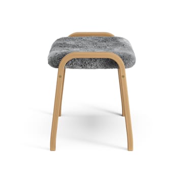 Lamino fotskammel oljet eik/saueskinn - Scandinavian Grey (grå) - Swedese