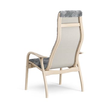 Lamino lenestol hvitpigmentert eik/saueskinn - Scandinavian Grey (grå) - Swedese