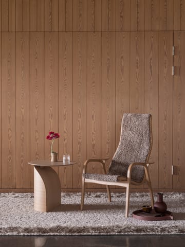 Lamino lenestol lakkert bøk/saueskinn - Moonlight (beige) - Swedese