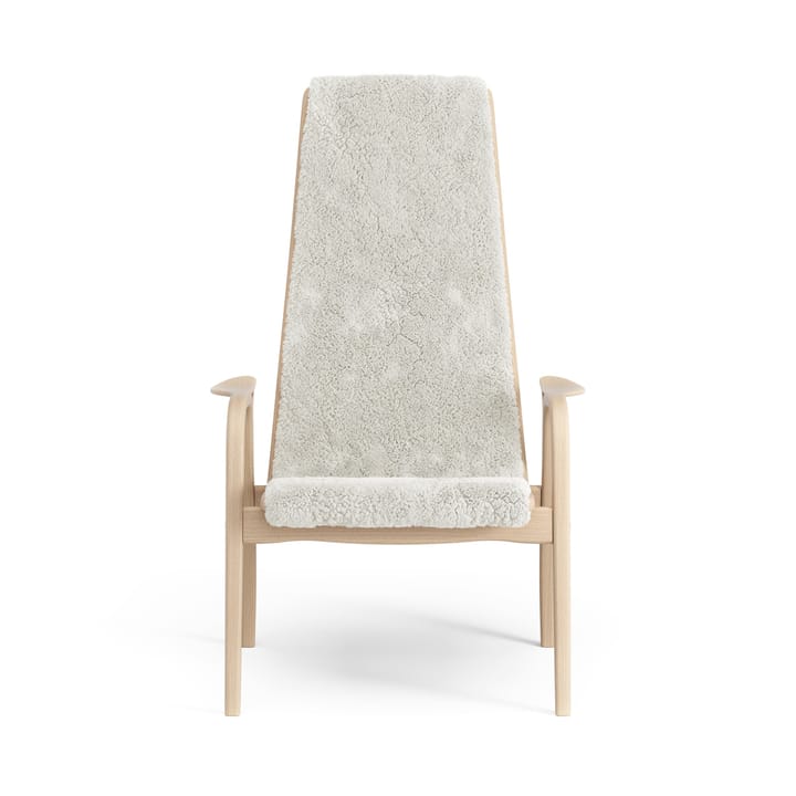 Lamino lenestol lakkert bøk/saueskinn, Off-white (hvit) Swedese
