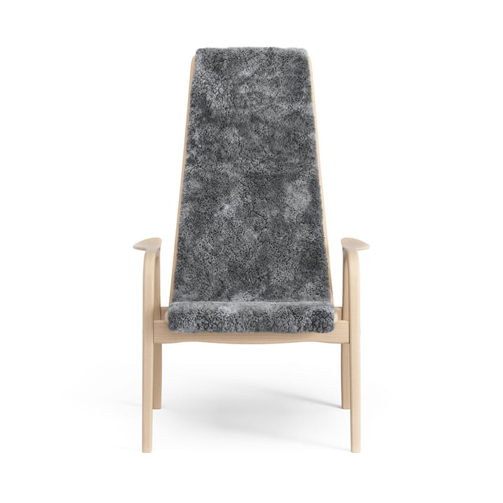 Lamino lenestol lakkert bøk/saueskinn, Scandinavian Grey (grå) Swedese