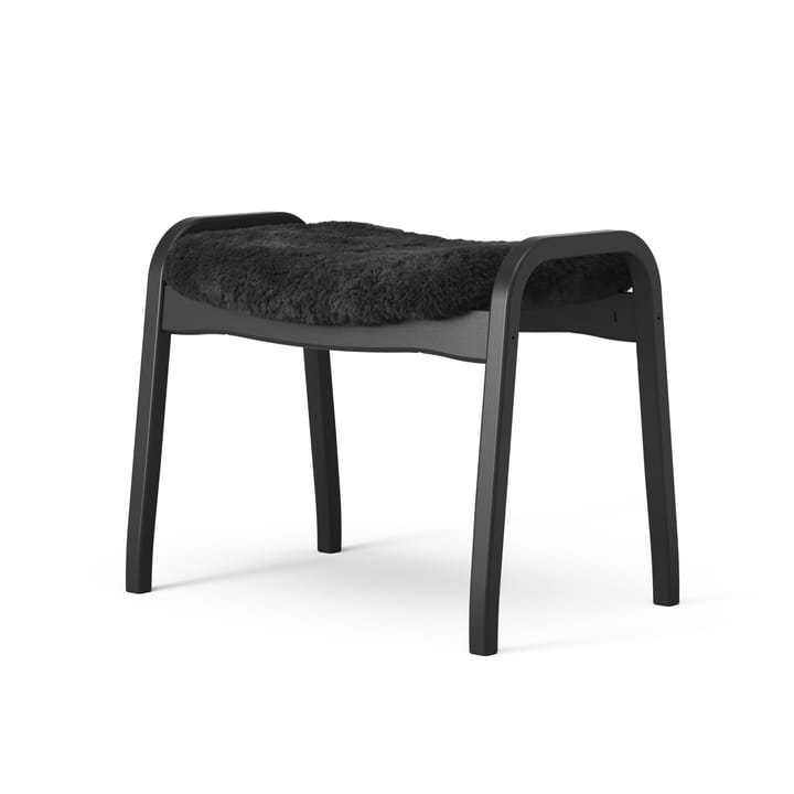 Lamino lenestol og fotskammel Black Edition, Svart Swedese