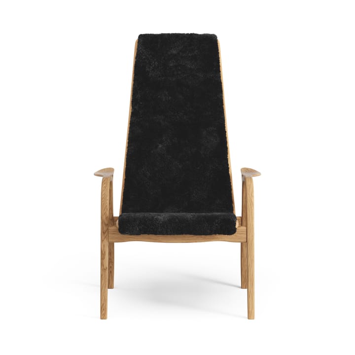 Lamino lenestol oljet eik/saueskinn, Black (sort) Swedese