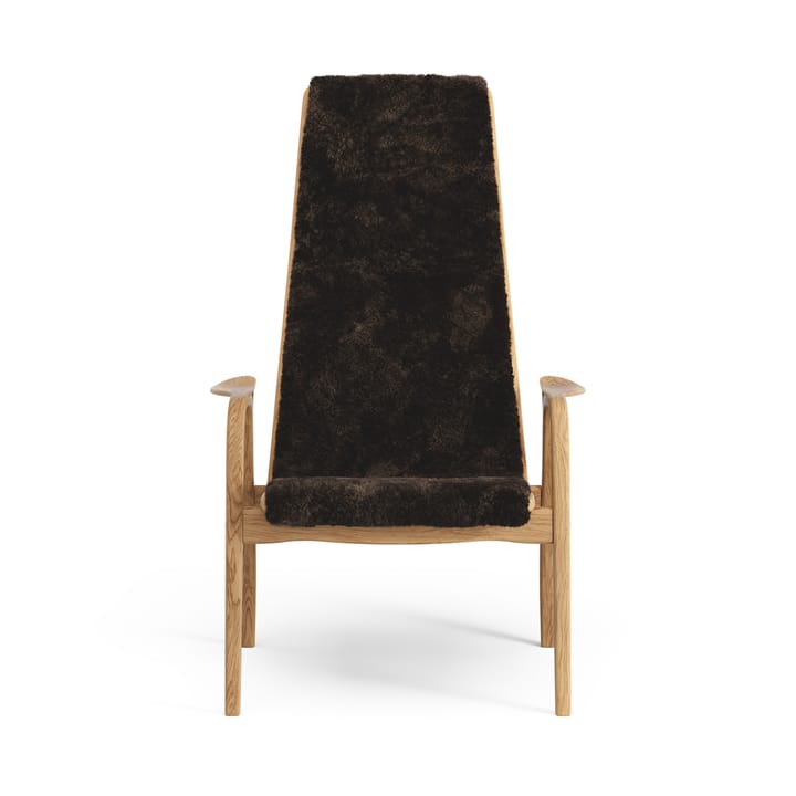 Lamino lenestol oljet eik/saueskinn, Espresso (brun) Swedese
