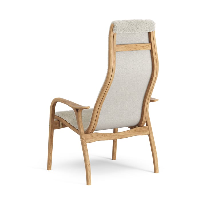 Lamino lenestol oljet eik/saueskinn, Moonlight (beige) Swedese