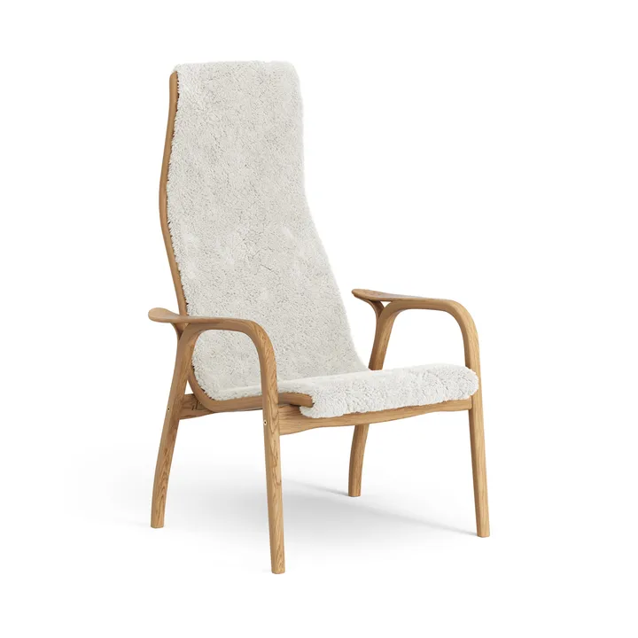 Lamino lenestol oljet eik/saueskinn - Offwhite (hvit) - Swedese