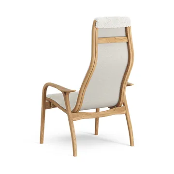 Lamino lenestol oljet eik/saueskinn - Offwhite (hvit) - Swedese