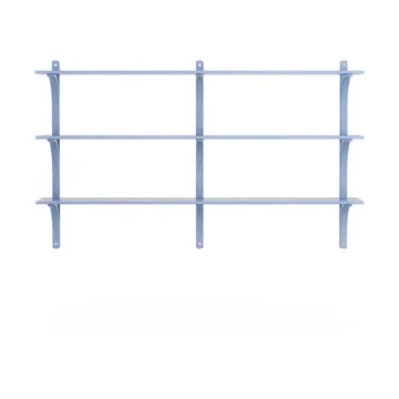 Levi hylle 3 hylleplan - ILKE Blue-aluminium, 180 cm - Swedese