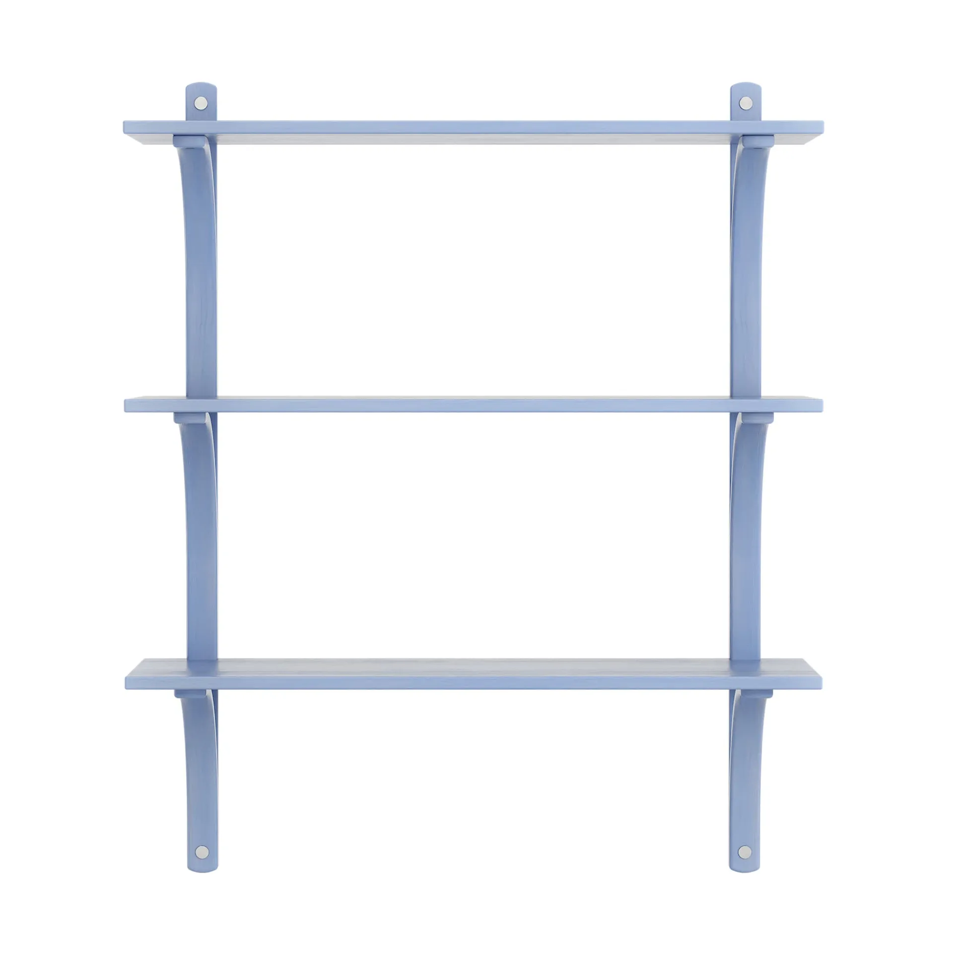 Levi hylle 3 hylleplan, ILKE Blue-aluminium, 90 cm Swedese