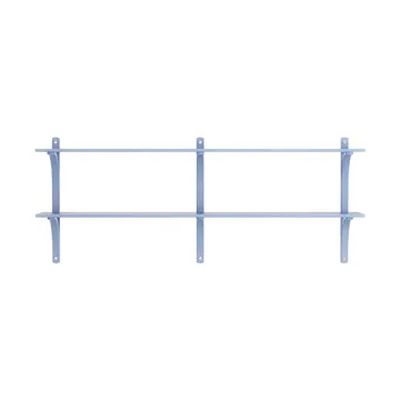 Levi hylle - Ilke blå-rustfritt stål, 2 hyller, 180 cm - Swedese