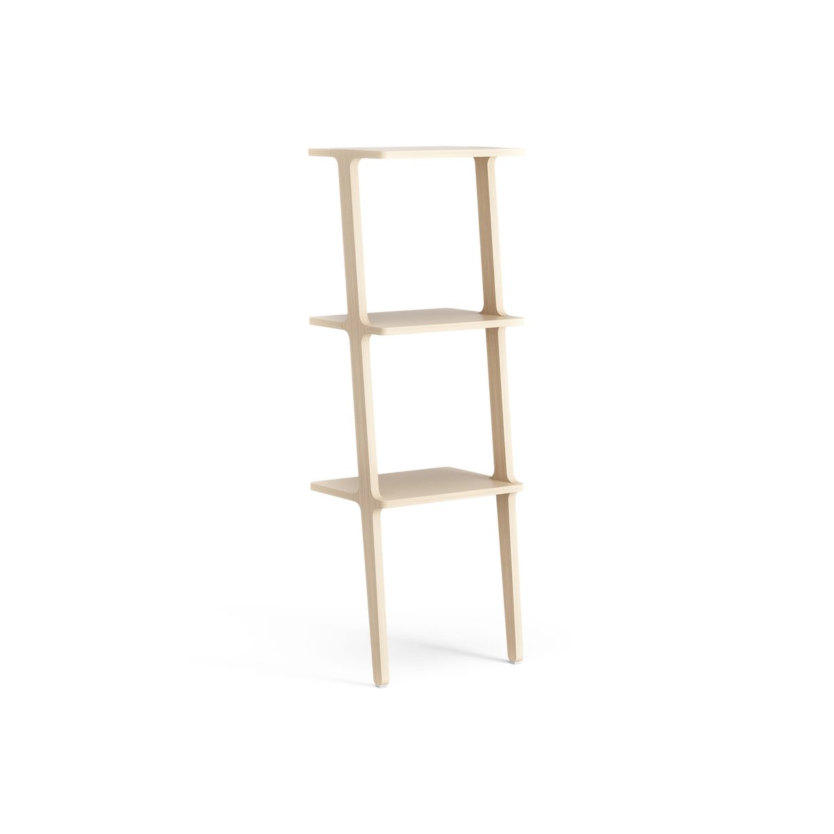 Swedese Libri hylle 3 hylleplater Lakkert ask