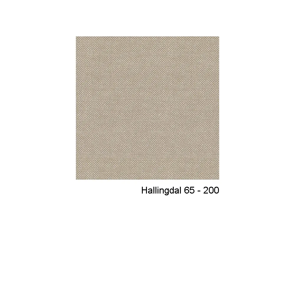 Pillo lenestol, tekstil hallingdal 65 200 offwhite, krom, 4-stjerners svingfot Swedese