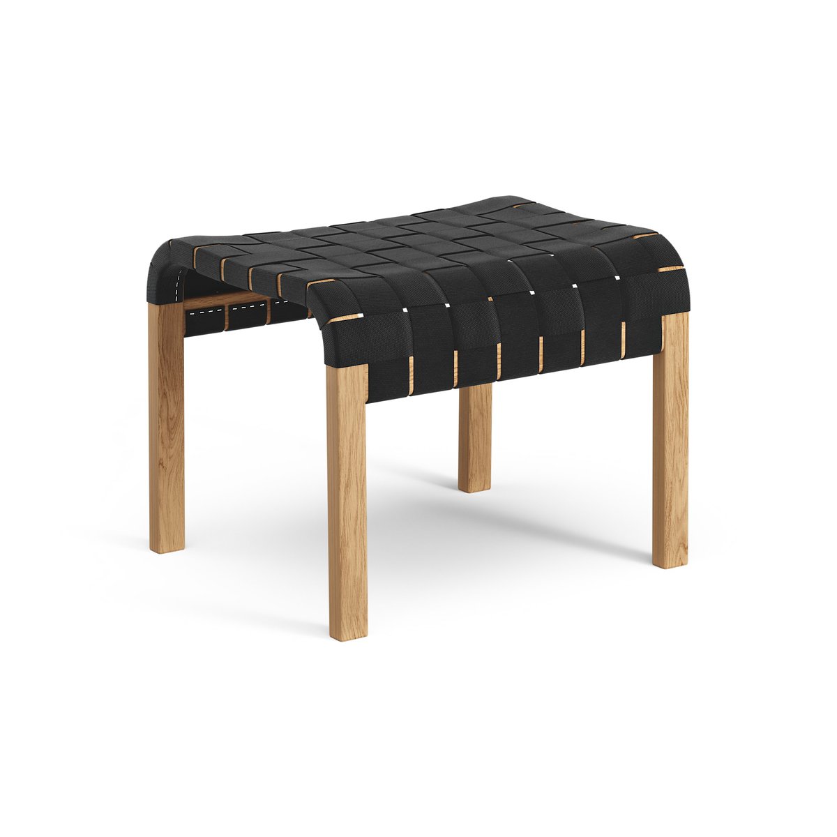 Swedese Primo fotskammel oljet eik Sort | Skandinavisk Design | Lenestoler & Fotskamler | Beige