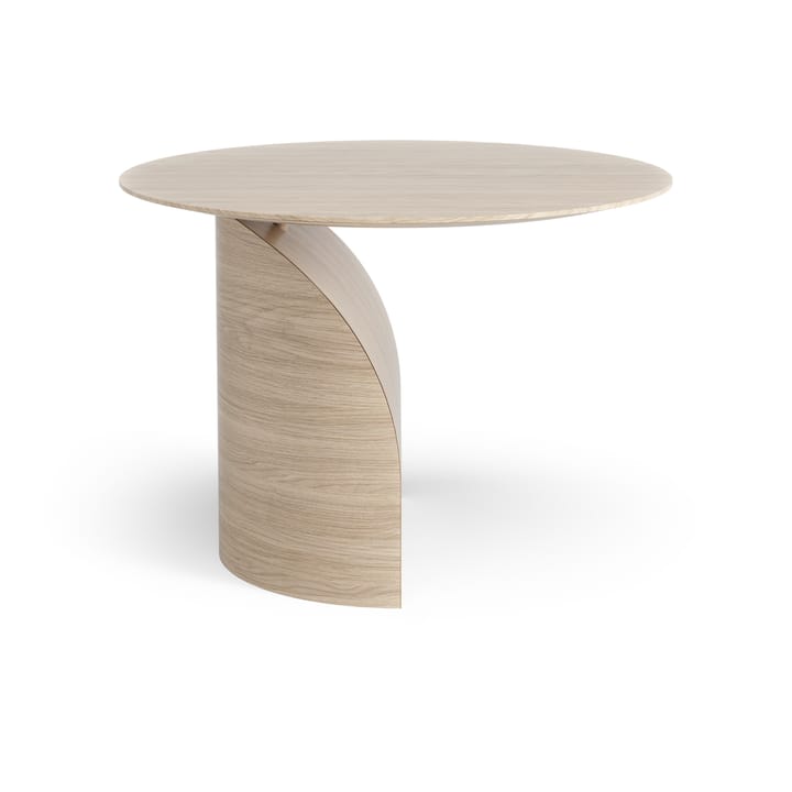 Savoa bord H 45 cm, Hvitpigmentert eik Swedese