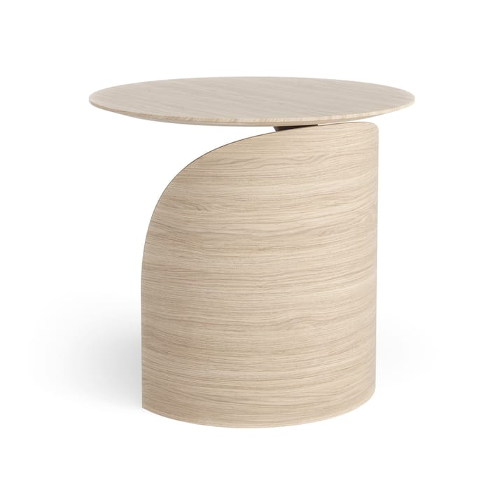 Savoa bord H 50 cm, Hvitpigmentert eik Swedese