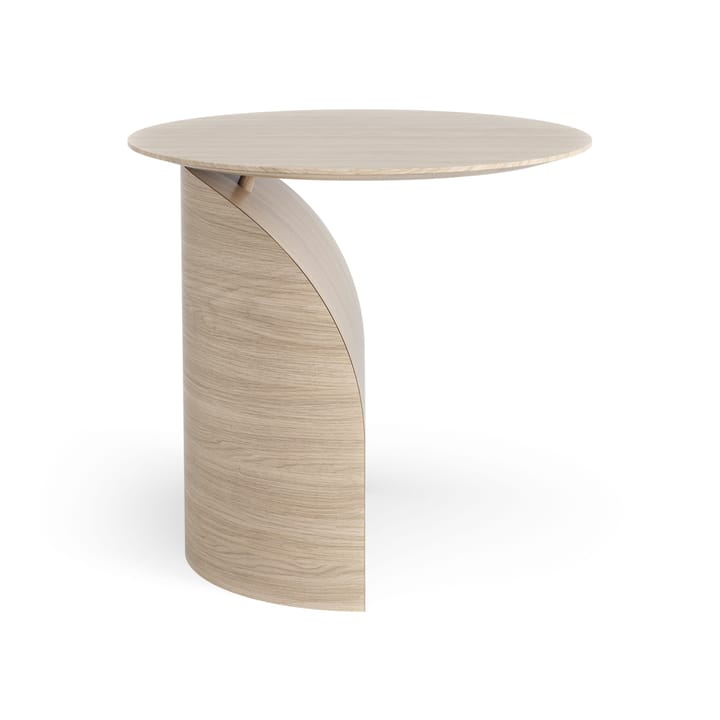 Savoa bord H 50 cm, Hvitpigmentert eik Swedese