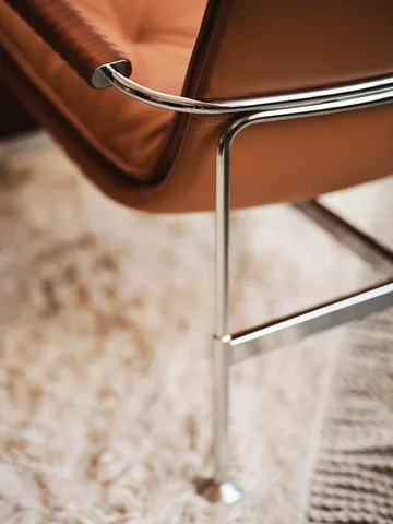 Serpentine lenestol - Lær Elmo Soft Mørkebrun-tärnsjö Tobacco - Swedese