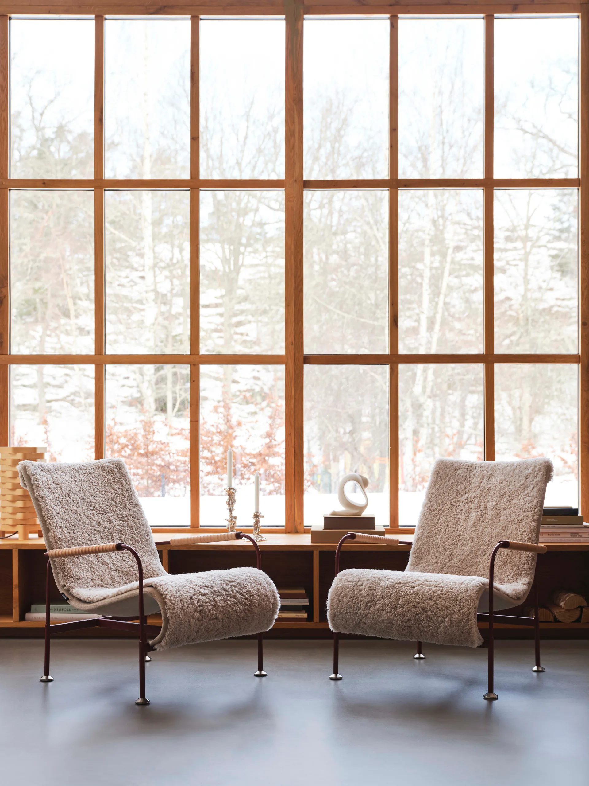 Serpentine lenestol, Stoff Romo Linara Rye-nutmeg Swedese