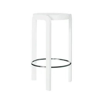 Spin barkrakk - ask hvit lasur, fotring i krom - Swedese