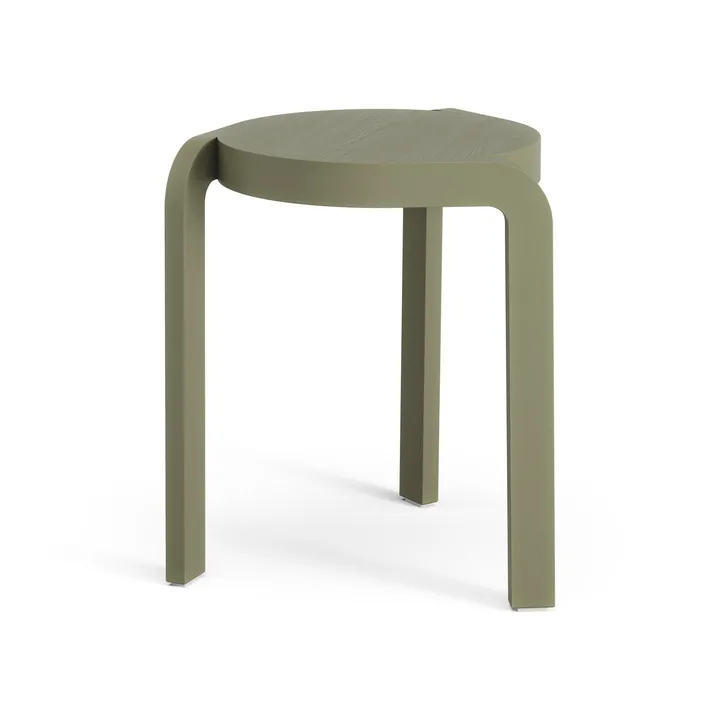 Spin rund krakk H44 cm - Ask-moss green, Ø32x44 cm - Swedese