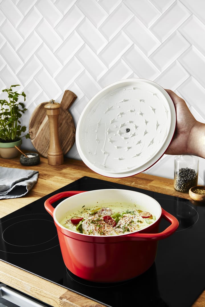 Air gryte 3,1 l, Rød Tefal