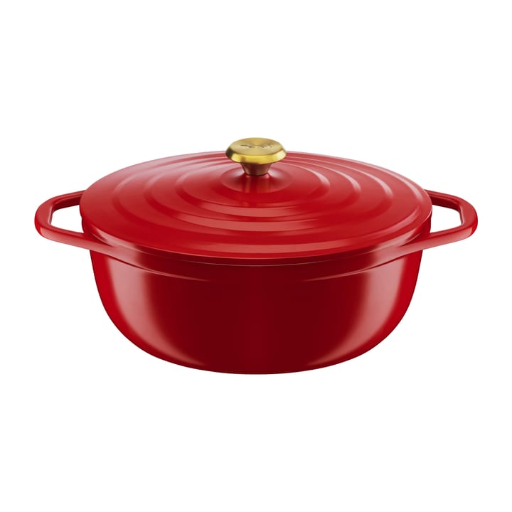 Air oval gryte 5,7 l - Rød - Tefal