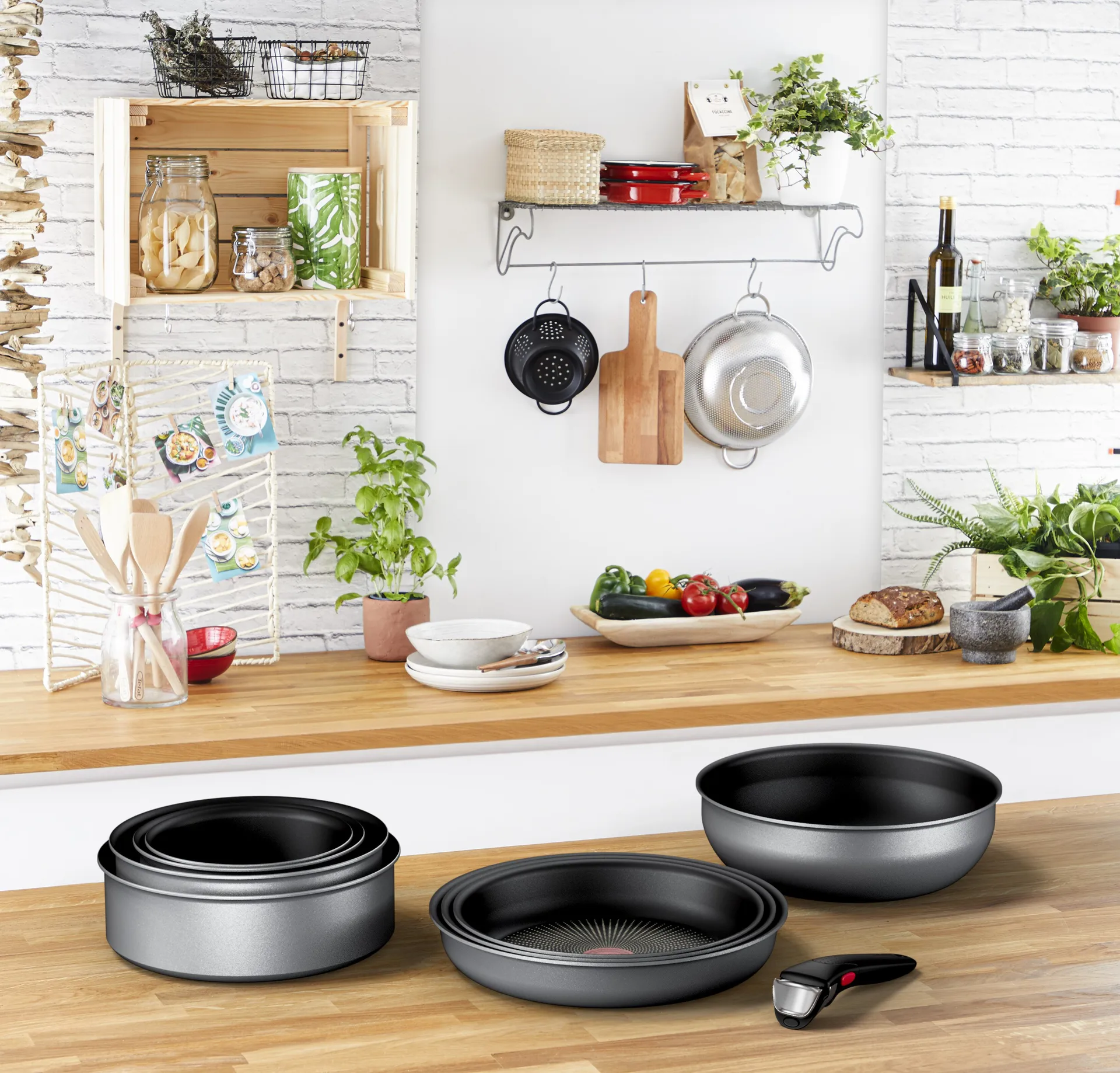 Ingenio Daily chef ON stekepannesett, 8 deler Tefal
