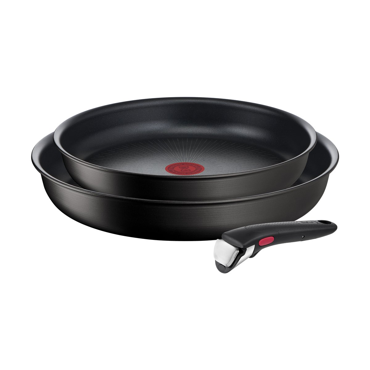Tefal Ingenio Unlimited stekepannesett 3 deler Sort