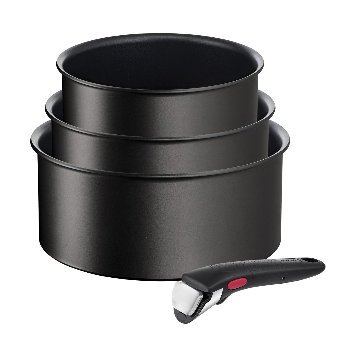 Tefal Ingenio Unlimitied kasserollesett 4 deler Sort