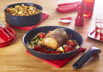 Ingenio Unlimitied kasserollesett 4 deler - Sort - Tefal