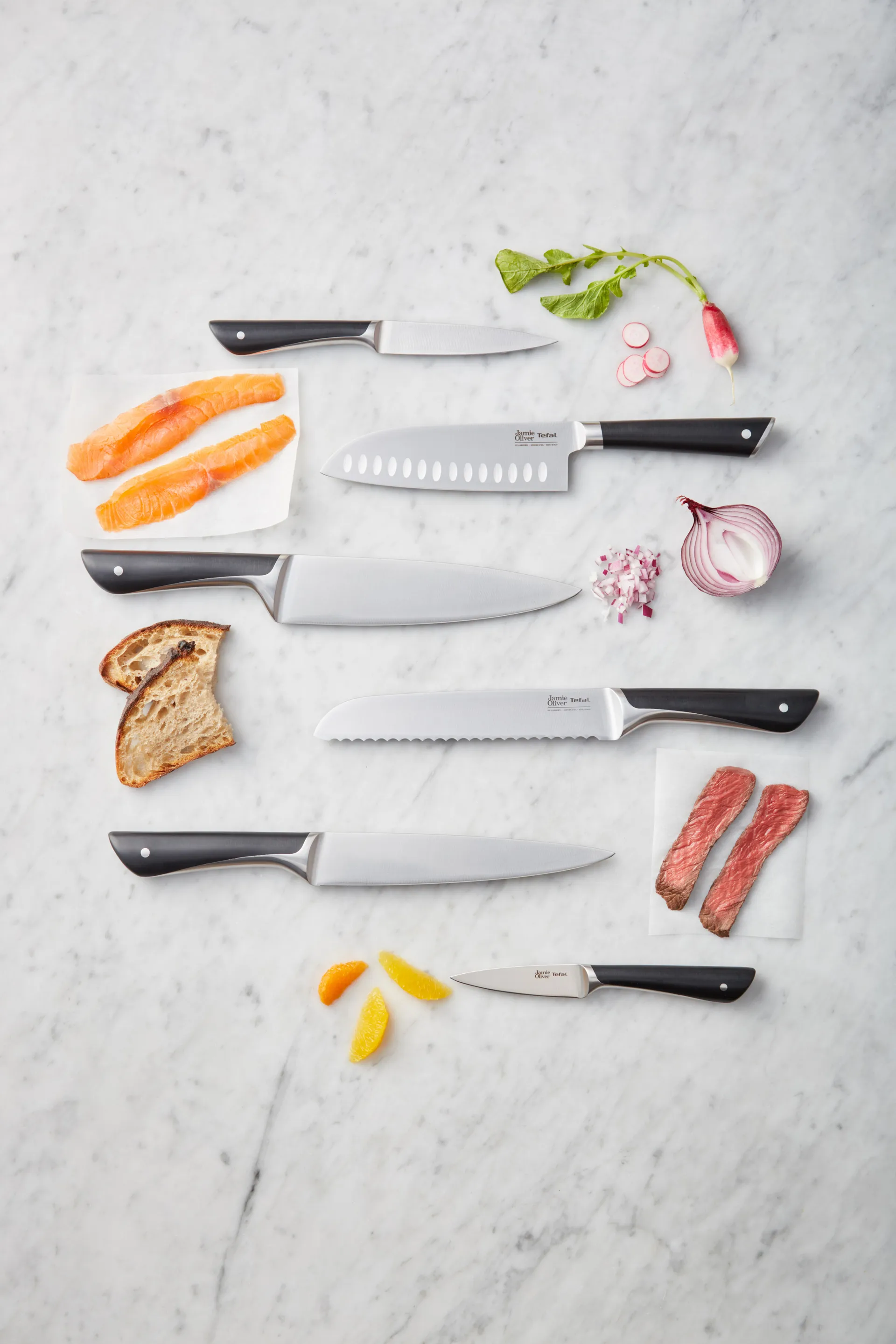 Jamie Oliver trancherkniv 20 cm, Rustfritt stål Tefal