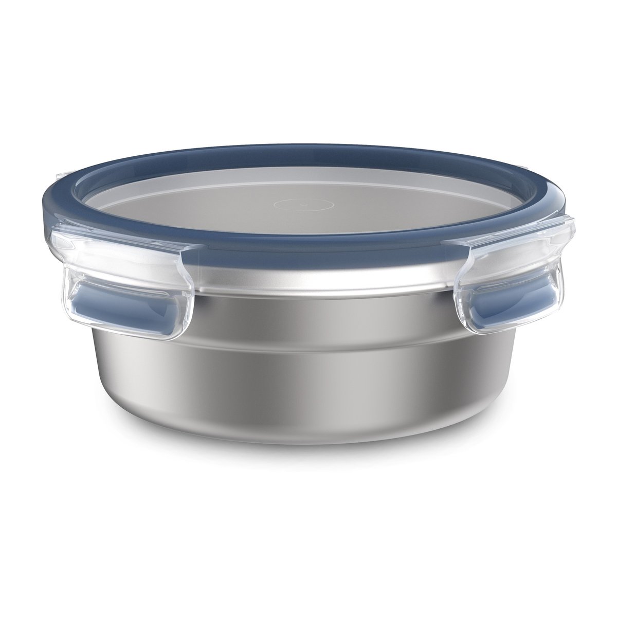 Tefal MasterSeal rustfritt stål matboks rund 0,7 L | Skandinavisk Design | Matbokser | Sølv