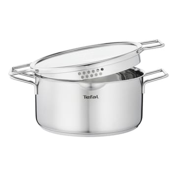 Nordica kasserollesett 6 deler - Rustfritt stål - Tefal