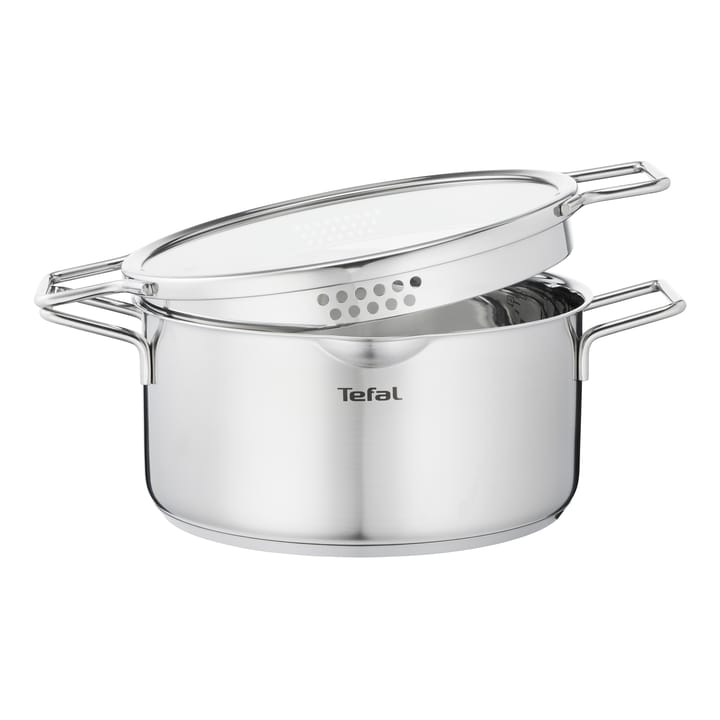 Nordica kasserollesett 6 deler - Rustfritt stål - Tefal