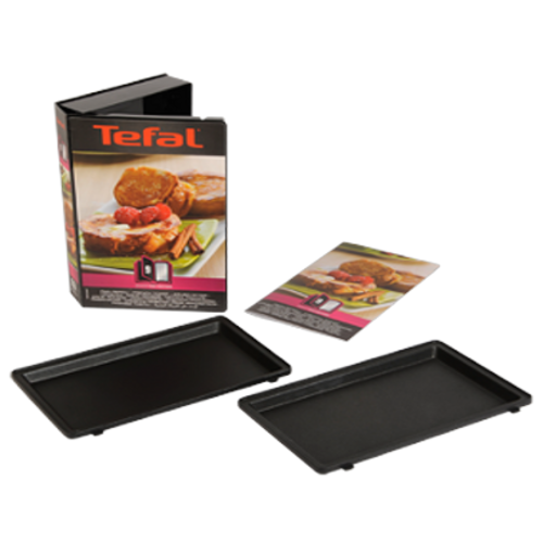 Tefal Snack Collection fransk toast plate til sandwichgrill Svart