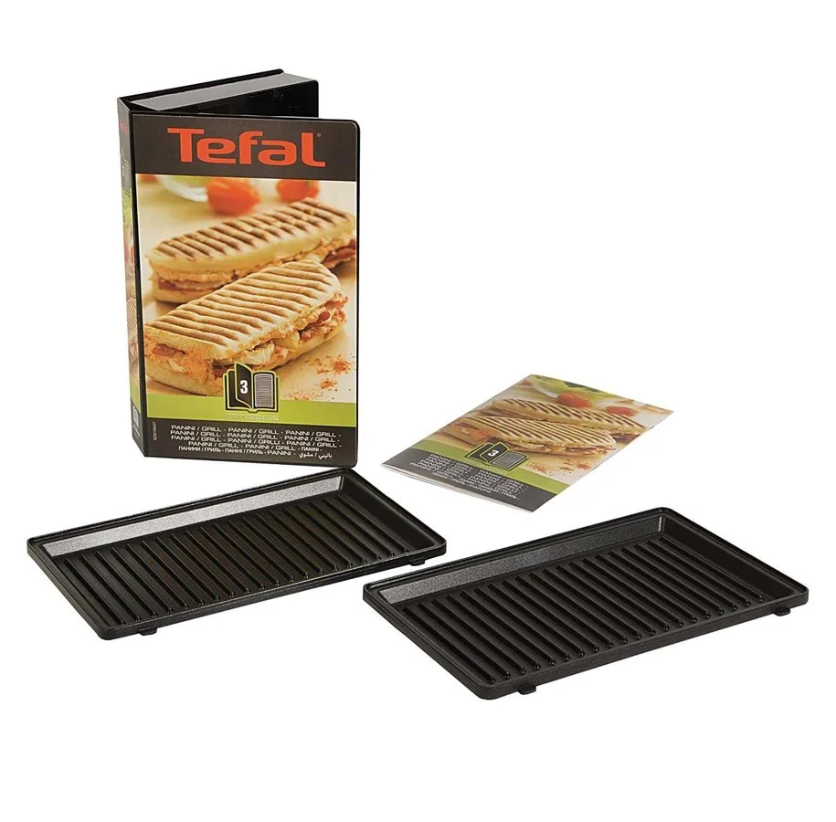 Snack Collection panini plate til sandwichgrill, Svart Tefal