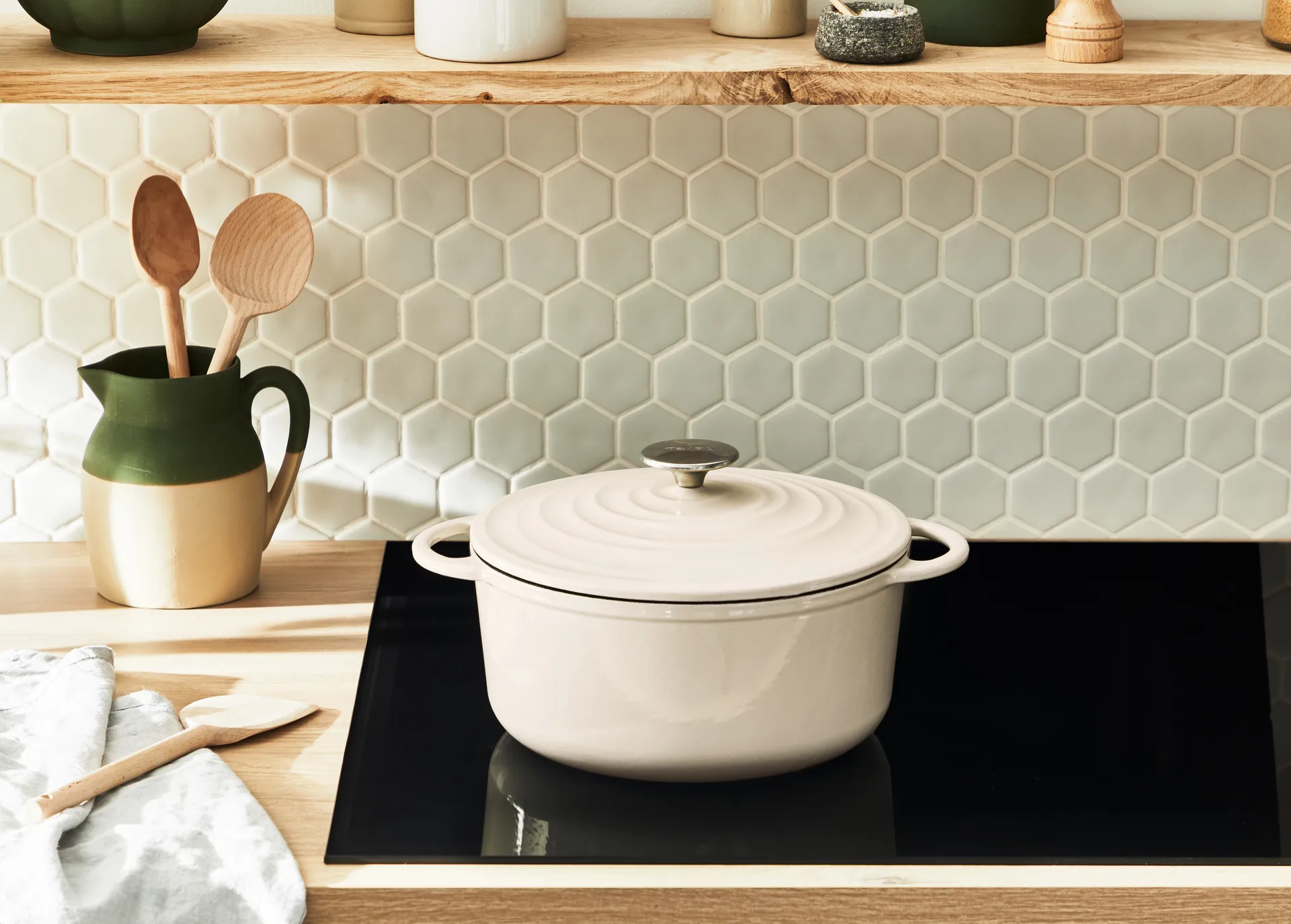 Tefal LOV rund gryte 5 l, Beige Tefal