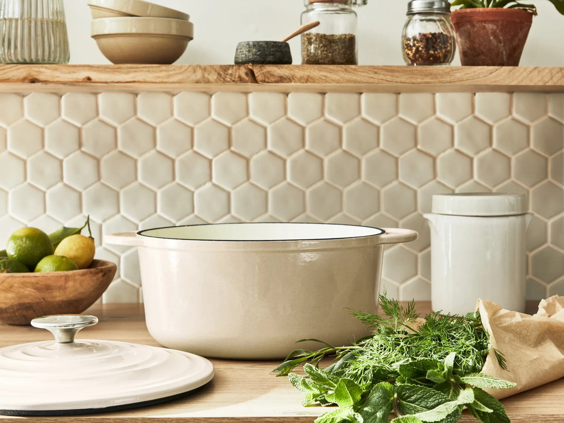 Tefal LOV rund gryte 5 l, Beige Tefal