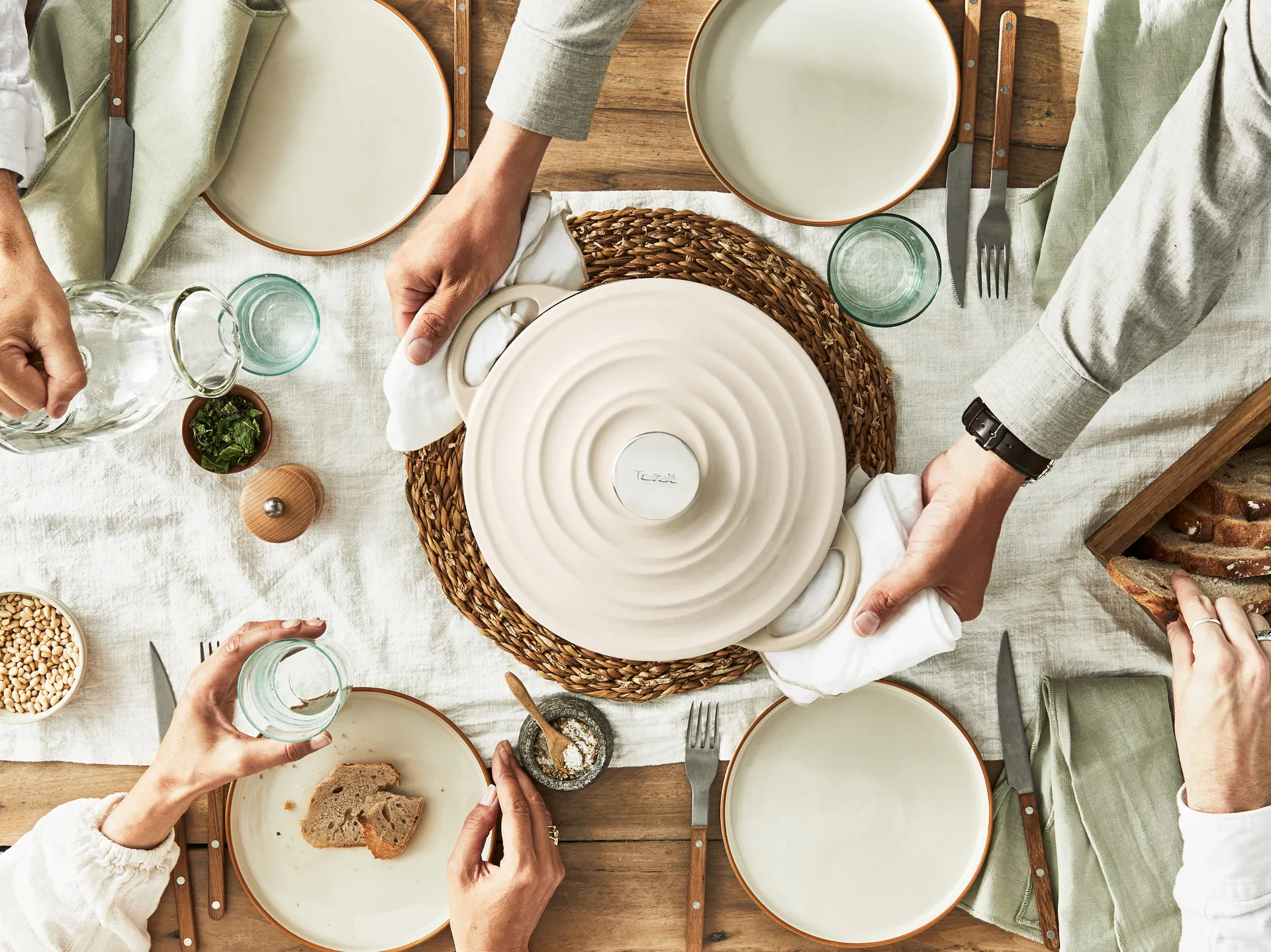 Tefal LOV rund gryte 5 l, Beige Tefal