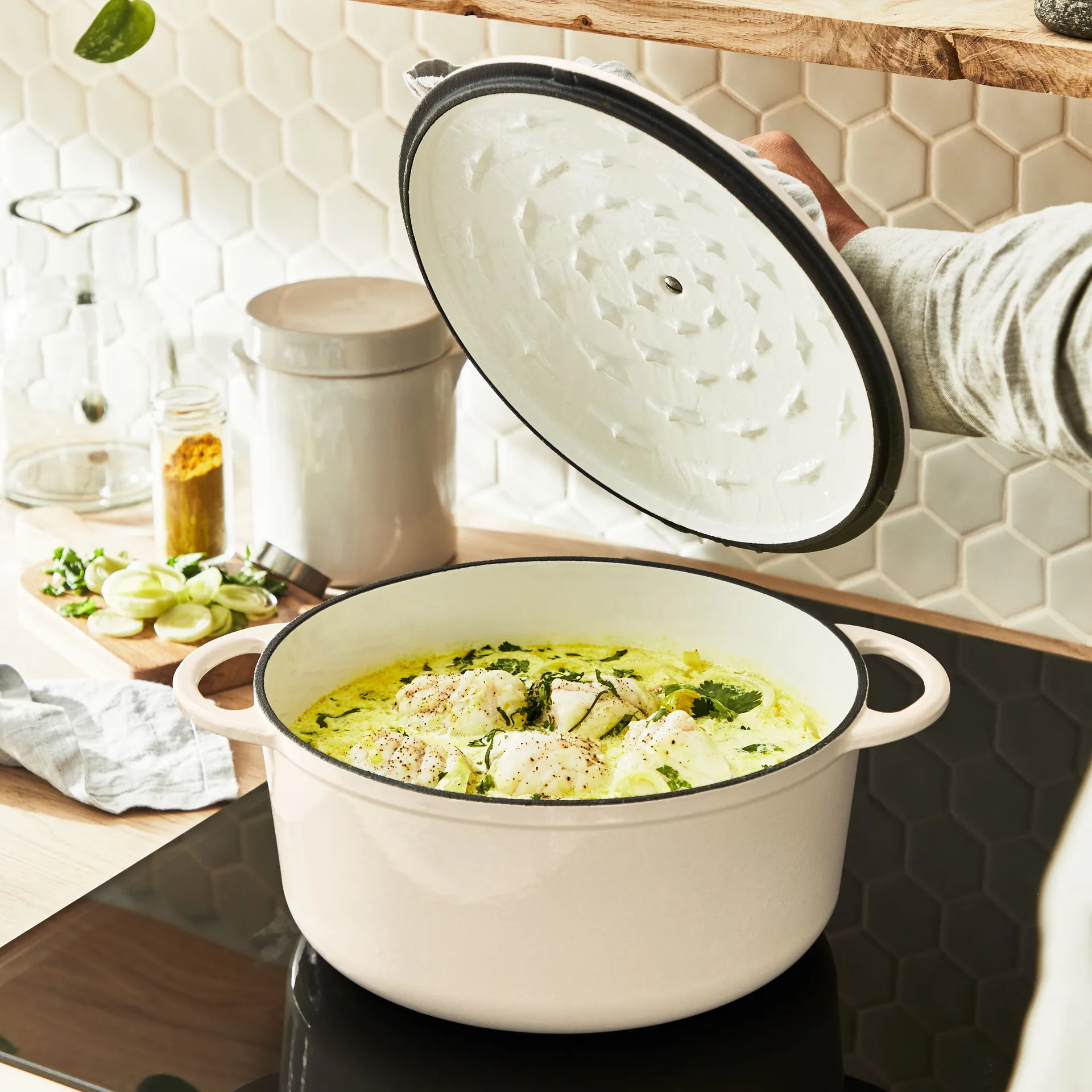 Tefal LOV rund gryte 5 l, Beige Tefal