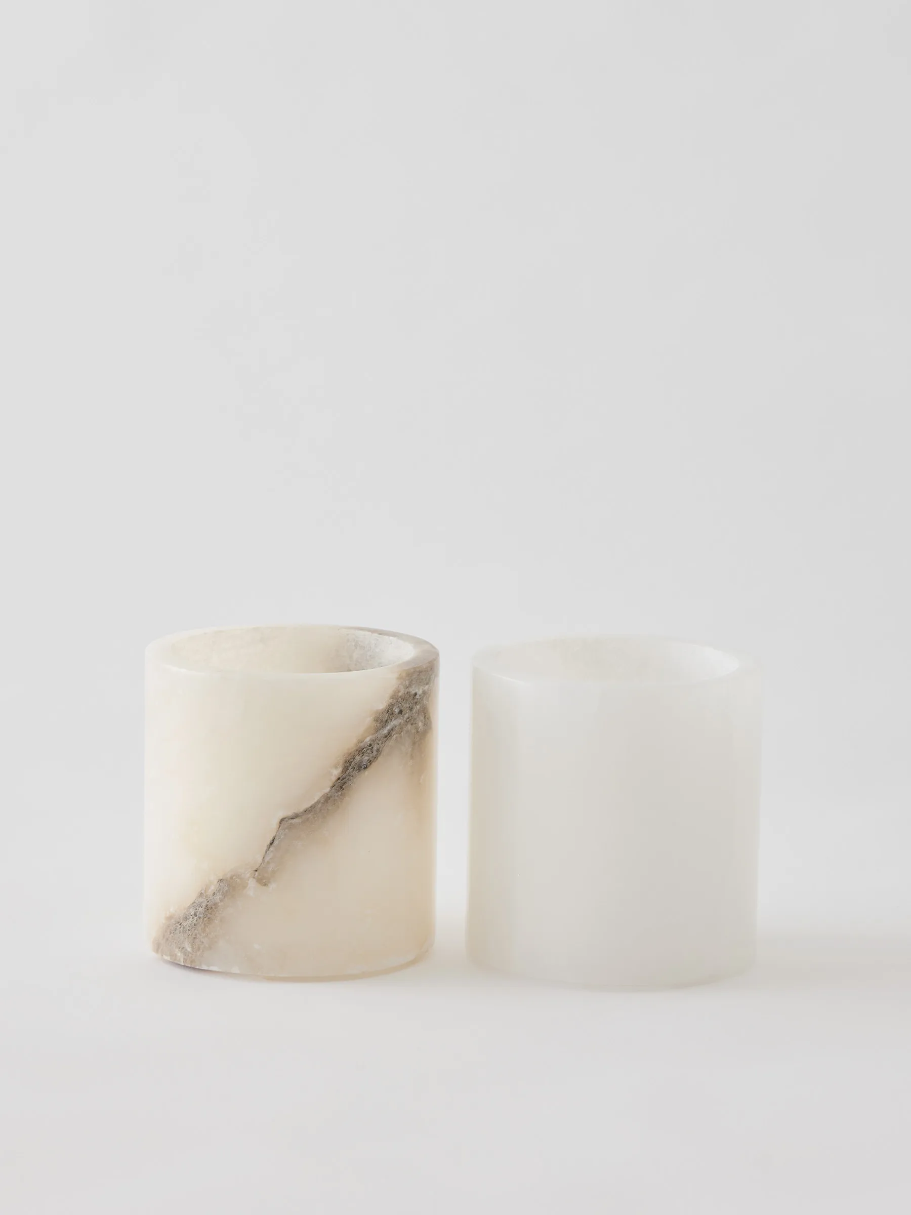 Alabaster lyslykt, Hvit-beige, S 10 cm Tell Me More