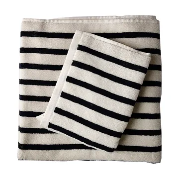 Bonnie badehåndkle 70x140 cm - Svart - Tell Me More