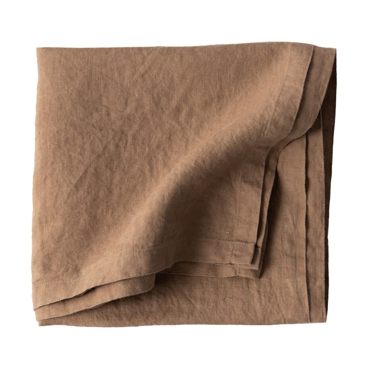 Bordduk lin 175x175 cm - Hazelnut - Tell Me More