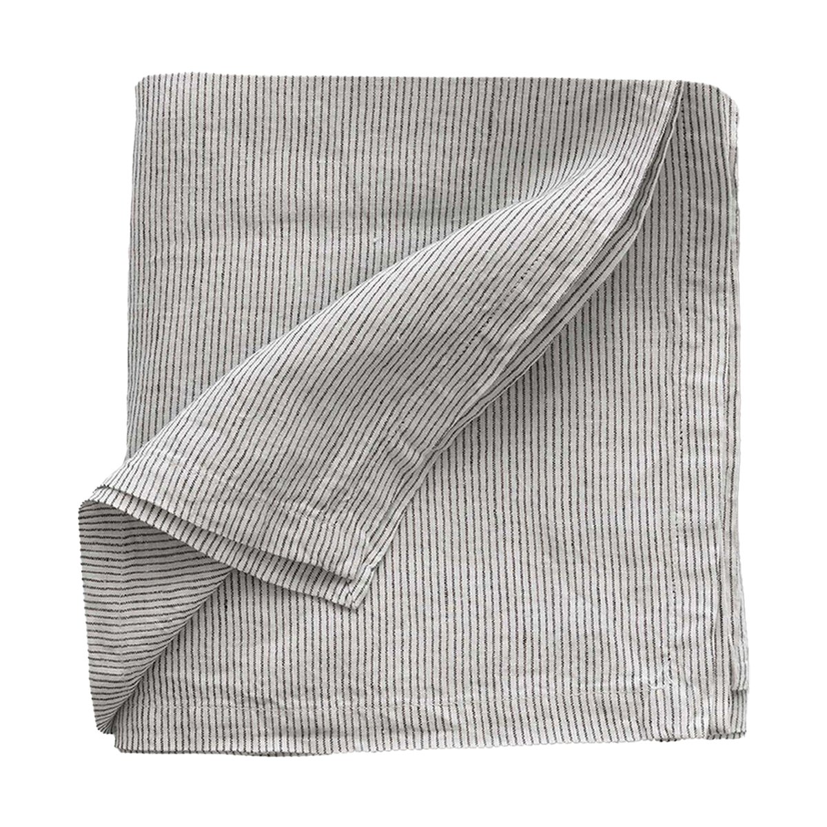 Bilde av Tell Me More Bordduk lin 175x175 cm Pinstripe