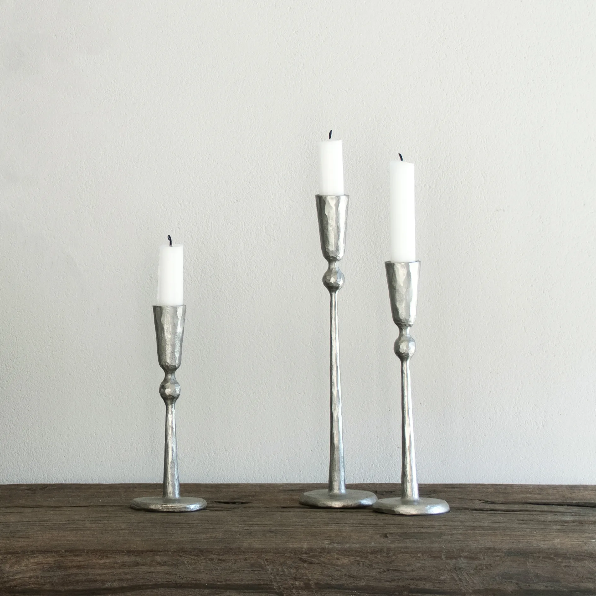 Boule lysestake sølv, Large Tell Me More