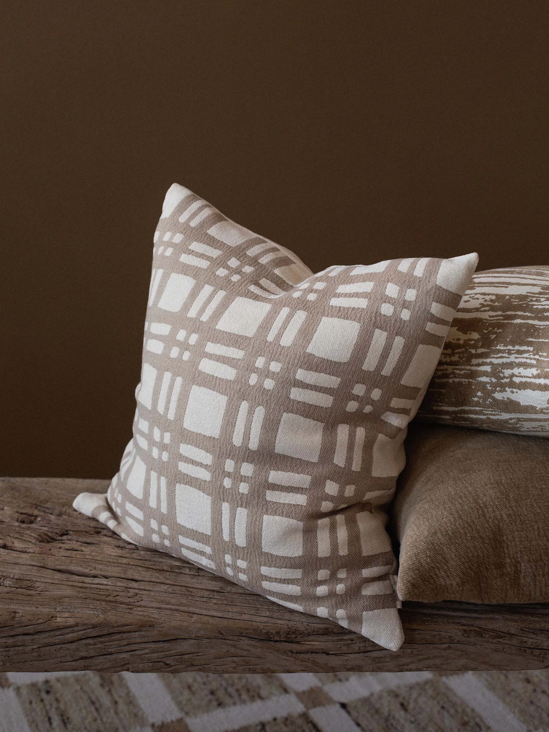 Camille putetrekk 50x50 cm, Beige Tell Me More