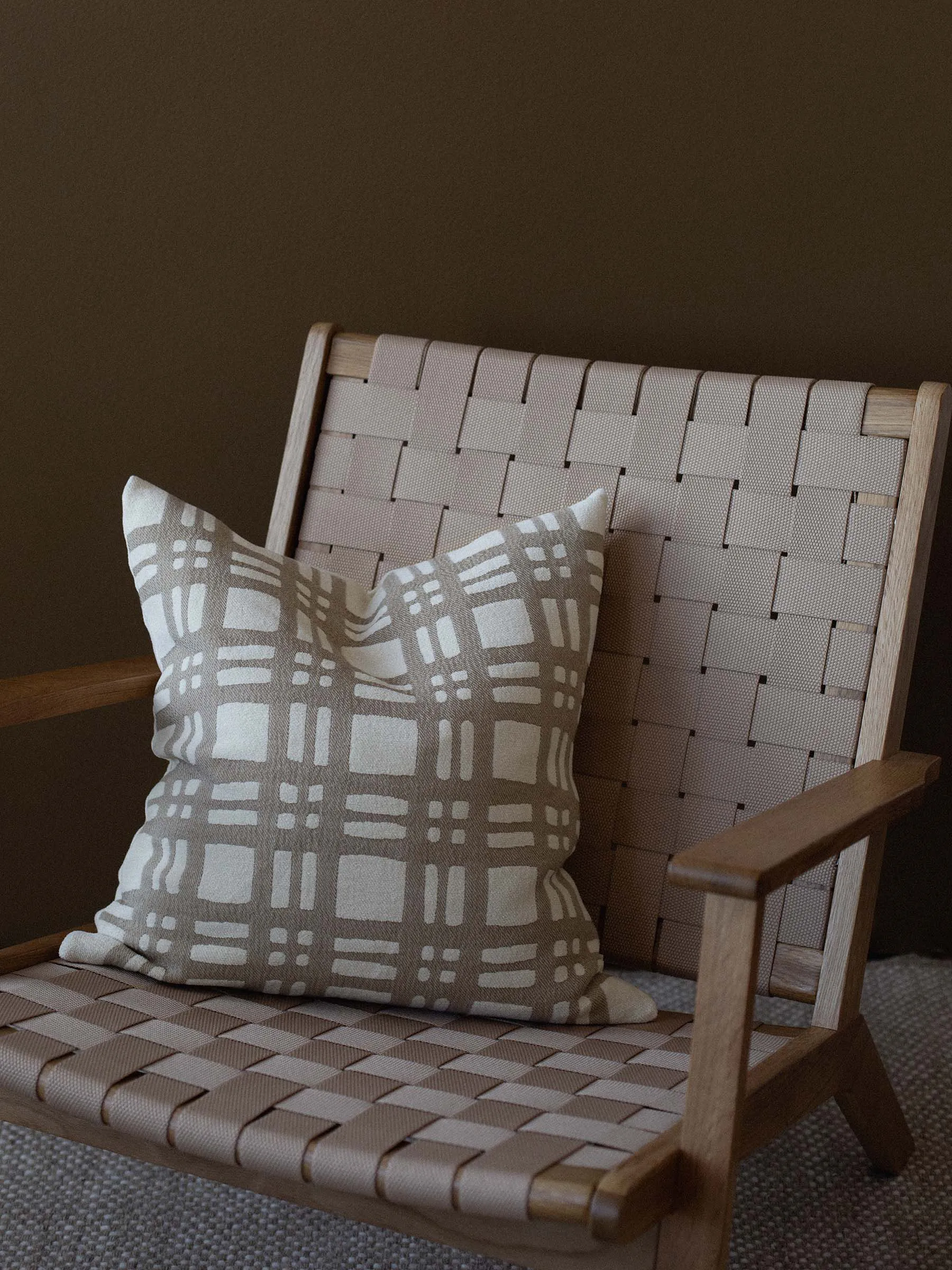 Camille putetrekk 50x50 cm, Beige Tell Me More