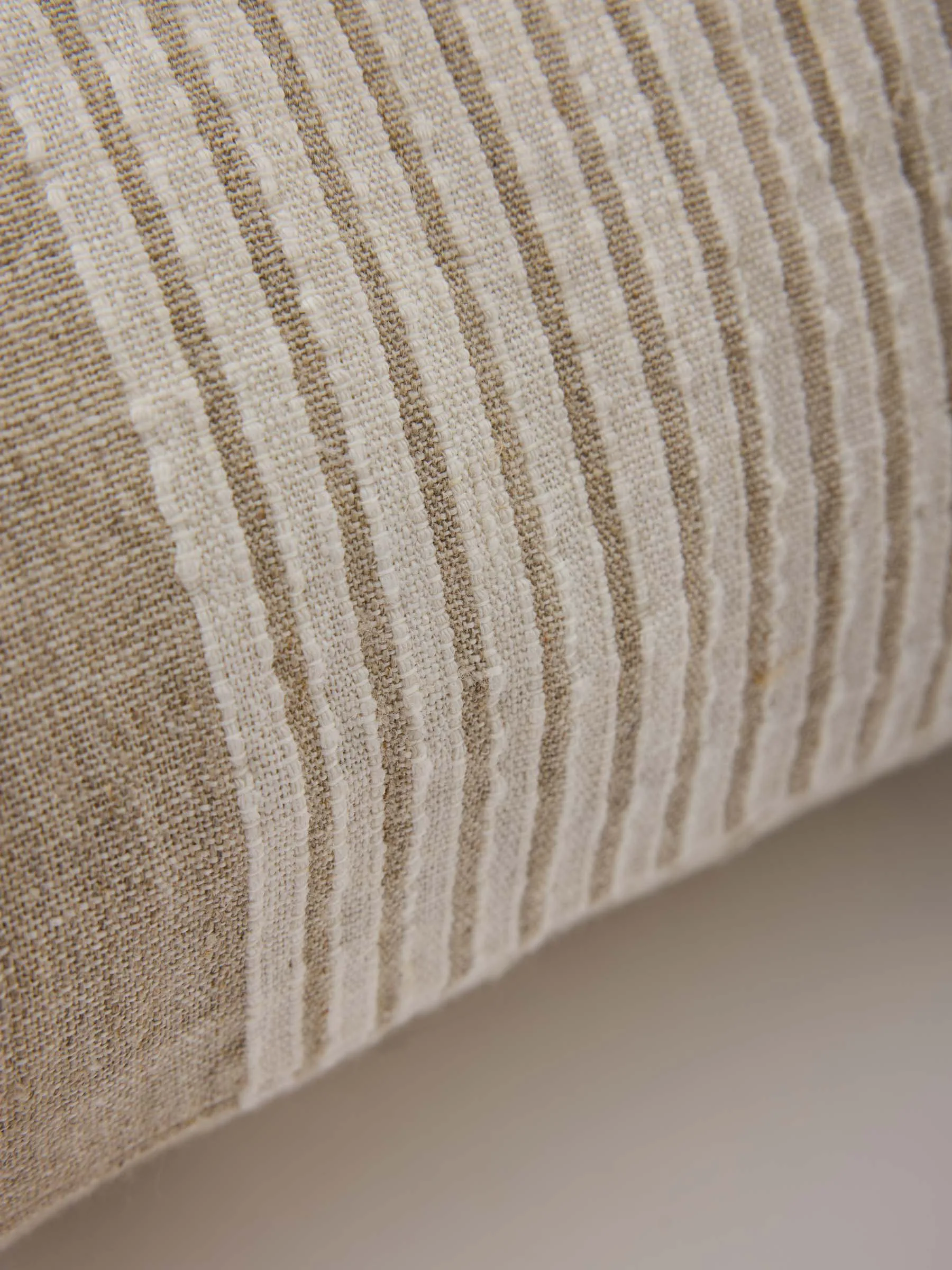 Colette putetrekk, Natural stripe, 50x50 cm Tell Me More