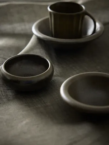 Elba Globe skål - Green brown, Ø11 cm - Tell Me More