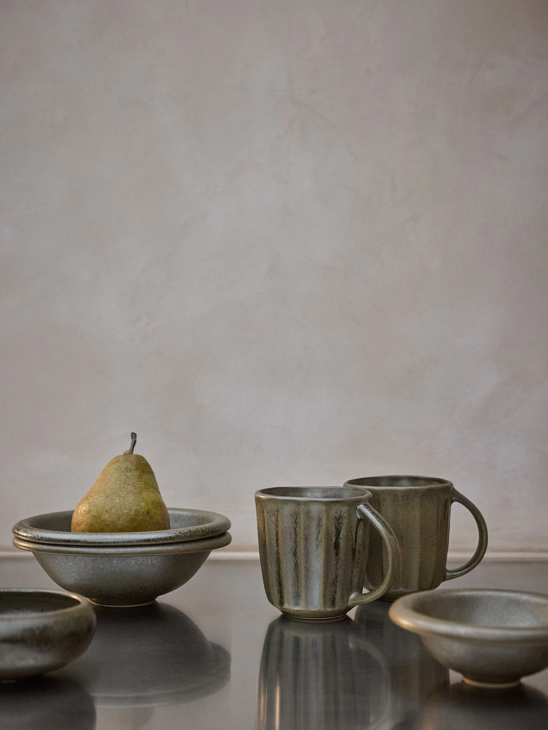 Elba skål, Green brown, Ø18 cm Tell Me More